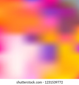 Blurred bright colors mesh background. Smooth blend banner template. Abstract vector nature gradient, Multicolor gradient, summer tropical. Sunset and sunrise sea ocean sky, rainbow wallpaper.