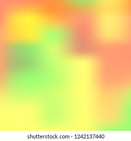 Blurred bright colors mesh background. Smooth blend banner template. Abstract vector nature gradient, Multicolor gradient, summer tropical. Sunset and sunrise sea ocean sky, rainbow wallpaper.