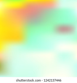 Blurred bright colors mesh background. Smooth blend banner template. Abstract vector nature gradient, Multicolor gradient, summer tropical. Sunset and sunrise sea ocean sky, rainbow wallpaper.