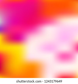 Blurred bright colors mesh background. Smooth blend banner template. Abstract vector nature gradient, Multicolor gradient, summer tropical. Sunset and sunrise sea ocean sky, rainbow wallpaper.