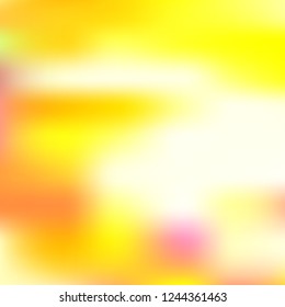 Blurred bright colors mesh background. Smooth blend banner template. Abstract vector nature gradient, Multicolor gradient, summer tropical. Sunset and sunrise sea ocean sky, rainbow wallpaper.
