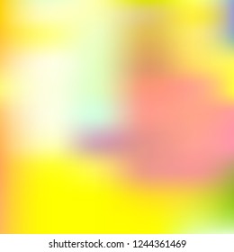 Blurred bright colors mesh background. Smooth blend banner template. Abstract vector nature gradient, Multicolor gradient, summer tropical. Sunset and sunrise sea ocean sky, rainbow wallpaper.