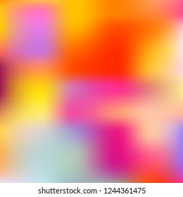 Blurred bright colors mesh background. Smooth blend banner template. Abstract vector nature gradient, Multicolor gradient, summer tropical. Sunset and sunrise sea ocean sky, rainbow wallpaper.