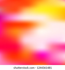 Blurred bright colors mesh background. Smooth blend banner template. Abstract vector nature gradient, Multicolor gradient, summer tropical. Sunset and sunrise sea ocean sky, rainbow wallpaper.