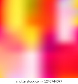 Blurred bright colors mesh background. Smooth blend banner template. Abstract vector nature gradient, Multicolor gradient, summer tropical. Sunset and sunrise sea ocean sky, rainbow wallpaper.
