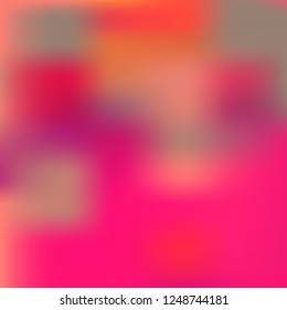 Blurred bright colors mesh background. Smooth blend banner template. Abstract vector nature gradient, Multicolor gradient, summer tropical. Sunset and sunrise sea ocean sky, rainbow wallpaper.