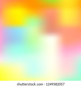 Blurred bright colors mesh background. Smooth blend banner template. Abstract vector nature gradient, Multicolor gradient, summer tropical. Sunset and sunrise sea ocean sky, rainbow wallpaper.