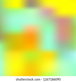 Blurred bright colors mesh background. Smooth blend banner template. Abstract vector nature gradient, Multicolor gradient, summer tropical. Sunset and sunrise sea ocean sky, rainbow wallpaper.