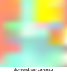 Blurred bright colors mesh background. Smooth blend banner template. Abstract vector nature gradient, Multicolor gradient, summer tropical. Sunset and sunrise sea ocean sky, rainbow wallpaper.