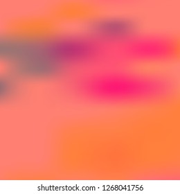 Blurred bright colors mesh background. Smooth blend banner template. Abstract vector nature gradient, Multicolor gradient, summer tropical. Sunset and sunrise sea ocean sky, rainbow wallpaper.
