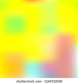 Blurred bright colors mesh background. Smooth blend banner template. Abstract vector nature gradient, Multicolor gradient, summer tropical. Sunset and sunrise sea ocean sky, rainbow wallpaper.
