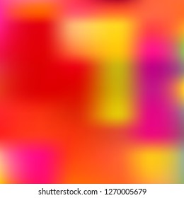 Blurred bright colors mesh background. Smooth blend banner template. Abstract vector nature gradient, Multicolor gradient, summer tropical. Sunset and sunrise sea ocean sky, rainbow wallpaper.
