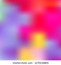 Blurred bright colors mesh background. Smooth blend banner template. Abstract vector nature gradient, Multicolor gradient, summer tropical. Sunset and sunrise sea ocean sky, rainbow wallpaper.