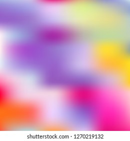 Blurred bright colors mesh background. Smooth blend banner template. Abstract vector nature gradient, Multicolor gradient, summer tropical. Sunset and sunrise sea ocean sky, rainbow wallpaper.