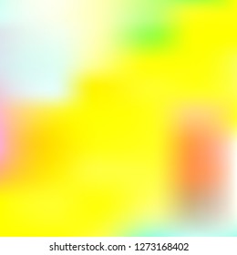 Blurred bright colors mesh background. Smooth blend banner template. Abstract vector nature gradient, Multicolor gradient, summer tropical. Sunset and sunrise sea ocean sky, rainbow wallpaper.