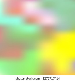 Blurred bright colors mesh background. Smooth blend banner template. Abstract vector nature gradient, Multicolor gradient, summer tropical. Sunset and sunrise sea ocean sky, rainbow wallpaper.