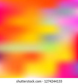Blurred bright colors mesh background. Smooth blend banner template. Abstract vector nature gradient, Multicolor gradient, summer tropical. Sunset and sunrise sea ocean sky, rainbow wallpaper.