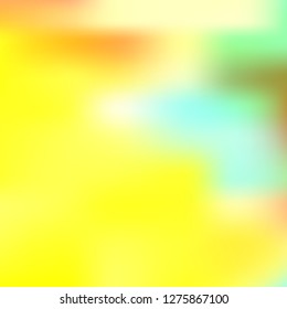 Blurred bright colors mesh background. Smooth blend banner template. Abstract vector nature gradient, Multicolor gradient, summer tropical. Sunset and sunrise sea ocean sky, rainbow wallpaper.