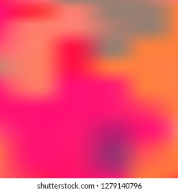 Blurred bright colors mesh background. Smooth blend banner template. Abstract vector nature gradient, Multicolor gradient, summer tropical. Sunset and sunrise sea ocean sky, rainbow wallpaper.