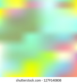 Blurred bright colors mesh background. Smooth blend banner template. Abstract vector nature gradient, Multicolor gradient, summer tropical. Sunset and sunrise sea ocean sky, rainbow wallpaper.