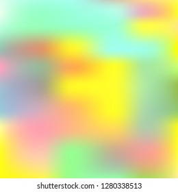 Blurred bright colors mesh background. Smooth blend banner template. Abstract vector nature gradient, Multicolor gradient, summer tropical. Sunset and sunrise sea ocean sky, rainbow wallpaper.