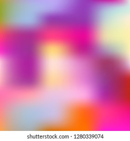 Blurred bright colors mesh background. Smooth blend banner template. Abstract vector nature gradient, Multicolor gradient, summer tropical. Sunset and sunrise sea ocean sky, rainbow wallpaper.