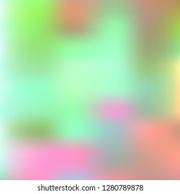 Blurred bright colors mesh background. Smooth blend banner template. Abstract vector nature gradient, Multicolor gradient, summer tropical. Sunset and sunrise sea ocean sky, rainbow wallpaper.