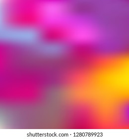 Blurred bright colors mesh background. Smooth blend banner template. Abstract vector nature gradient, Multicolor gradient, summer tropical. Sunset and sunrise sea ocean sky, rainbow wallpaper.