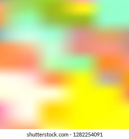Blurred bright colors mesh background. Smooth blend banner template. Abstract vector nature gradient, Multicolor gradient, summer tropical. Sunset and sunrise sea ocean sky, rainbow wallpaper.