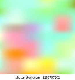 Blurred bright colors mesh background. Smooth blend banner template. Abstract vector nature gradient, Multicolor gradient, summer tropical. Sunset and sunrise sea ocean sky, rainbow wallpaper.