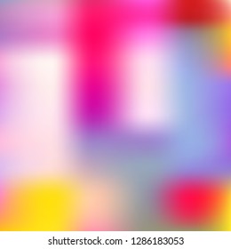 Blurred bright colors mesh background. Smooth blend banner template. Abstract vector nature gradient, Multicolor gradient, summer tropical. Sunset and sunrise sea ocean sky, rainbow wallpaper.