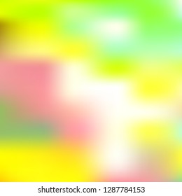 Blurred bright colors mesh background. Smooth blend banner template. Abstract vector nature gradient, Multicolor gradient, summer tropical. Sunset and sunrise sea ocean sky, rainbow wallpaper.