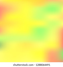 Blurred bright colors mesh background. Smooth blend banner template. Abstract vector nature gradient, Multicolor gradient, summer tropical. Sunset and sunrise sea ocean sky, rainbow wallpaper.