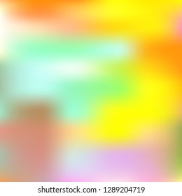 Blurred bright colors mesh background. Smooth blend banner template. Abstract vector nature gradient, Multicolor gradient, summer tropical. Sunset and sunrise sea ocean sky, rainbow wallpaper.