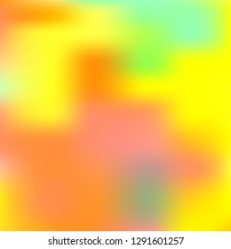 Blurred bright colors mesh background. Smooth blend banner template. Abstract vector nature gradient, Multicolor gradient, summer tropical. Sunset and sunrise sea ocean sky, rainbow wallpaper.