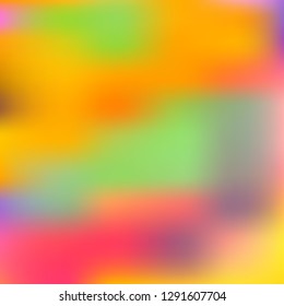 Blurred bright colors mesh background. Smooth blend banner template. Abstract vector nature gradient, Multicolor gradient, summer tropical. Sunset and sunrise sea ocean sky, rainbow wallpaper.
