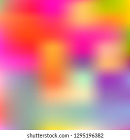 Blurred bright colors mesh background. Smooth blend banner template. Abstract vector nature gradient, Multicolor gradient, summer tropical. Sunset and sunrise sea ocean sky, rainbow wallpaper.