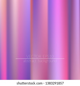 Blurred bright colors mesh background. Colorful rainbow gradient.  Trendy creative vector. Intense blank Holographic spectrum gradient for printed products, covers.