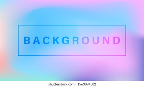 Blurred bright colors mesh background. Colorful rainbow gradient. Smooth blend banner template. Easy editable soft colored vector illustration