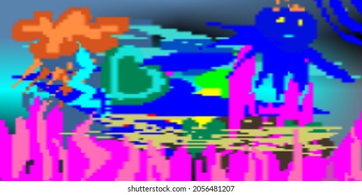 Blurred bright colors mesh background. Colorful gradient. Seamless mixing banner template. Light editable soft color vector illustration.