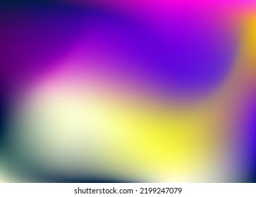 Blurred bright gradient background. Creative modern concept, vector. Holographic spectrum for cover, banner, unusual background.