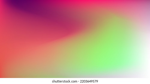 Fondo de gradiente brillante desdibujado. Concepto creativo y moderno, vector. Espectro holográfico para cubierta, pancarta, fondo inusual.