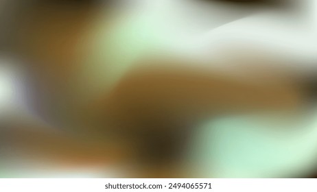 Blurred brown holographic gradient abstract background. 4k resolution wallpaper, backdrop, banner. Editable vector illustration
