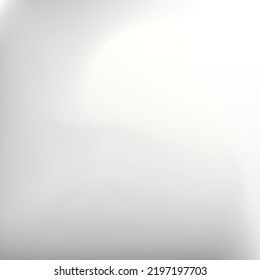 Fondo de degradado metálico dinámico monocromático y calmo borroso. Papel de escritorio de cielo suave y oscuro fluido. Curve Plata Agua Líquida Diseño Foto. Malla de gradiente giratorio plateado de aluminio ondulado gris claro.