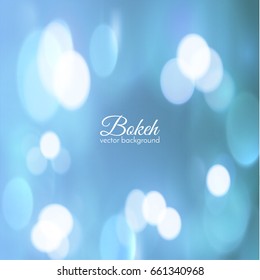 Blurred christmas light bokeh background. Vector eps10.
