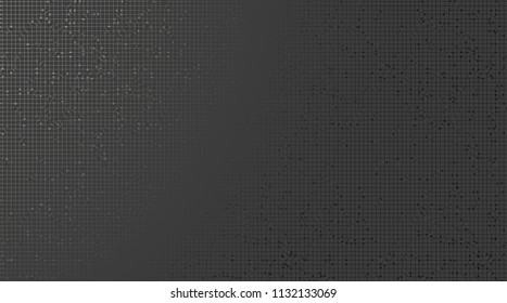 Blurred Circuit Microchip Technology on Future Gray Background,Hi-tech Digital and Communication Concept design,Free Space For text in put,Vector illustration.
