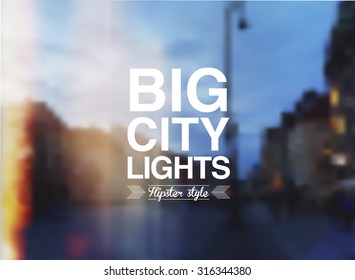 Blurred city advertising tour messages, travel, colorful poster tour agency, travel the world, city, photo background