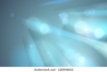 Blurred city background defocused beyond the window, vector illustration out of focus night or evening city dynamic lights.
