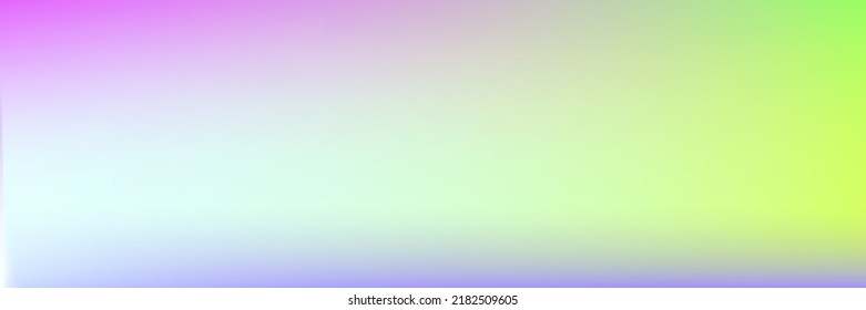Blurred Clean Colorful Color Soft Gradient Blurry Texture. Multicolor Light Bright White Vivid Water Sky Wallpaper. Sunset Sky Pastel Spotlight Sunrise Vibrant Horizontal Gradient Mesh Background.