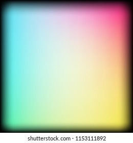 Blurred color background. Vector vintage Illustration.Multicolor designe.Old screen texture.